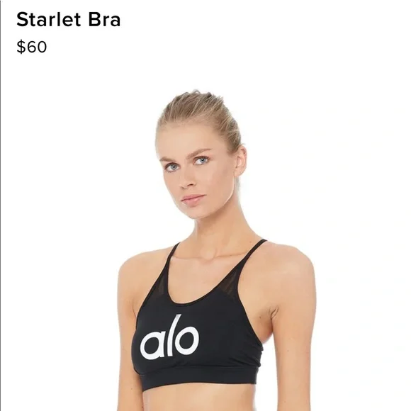 alo yoga Starlet Bra small - Picture 2 of 3